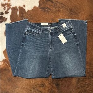 Judy Blue Flare Wide Leg Jeans in Blue